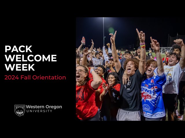 PACK Welcome Week 2024 | Western Oregon University