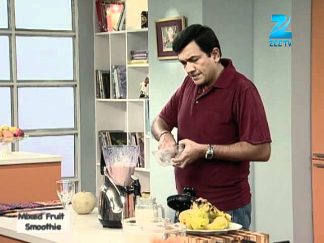 Khana Khazana - Ramzan Special - Mixed Fruit Smoothie - Recipe by Sanjeev Kapoor - Zee TV