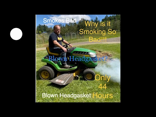 Briggs & Stratton Engine Smoking Bad. Only 44 Hours! Head Gasket Replacement OHV