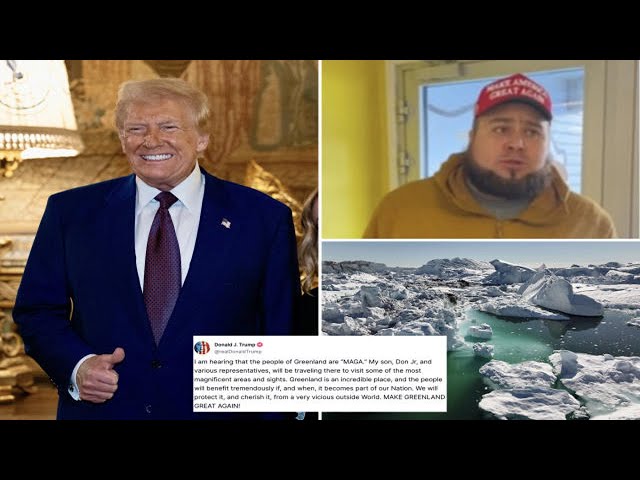 Trump confirms he’s sending son Don Jr. to help ‘MAKE GREENLAND GREAT AGAIN!