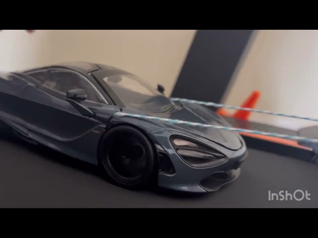 McLaren 720S on a treadmill