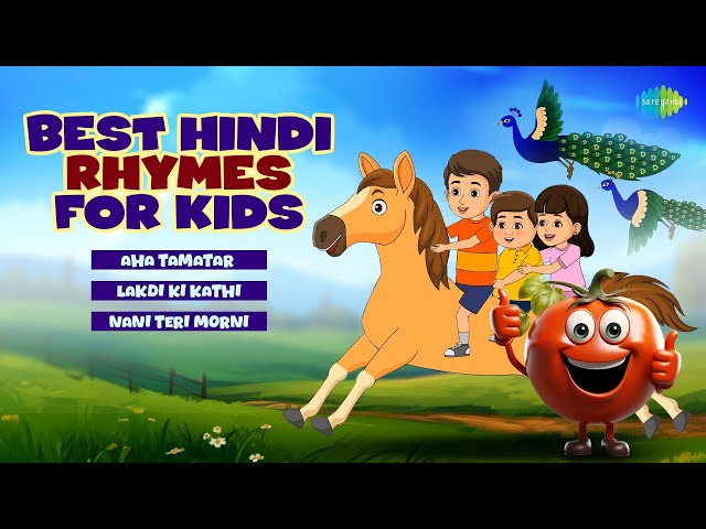 Best Hindi Rhymes for Kids | Popular Hindi Rhymes | Aha Tamatar Bade Mazedaar | Lakdi Ki Kathi