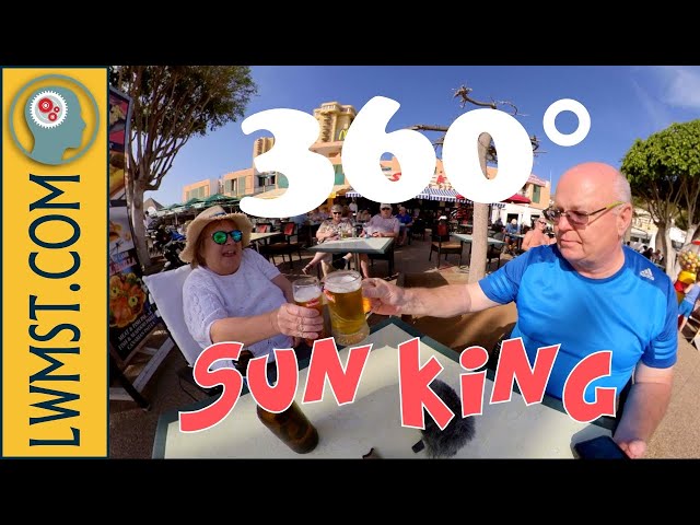 360° view of The Sun King on Las Vistas Beach in Las Américas, Tenerife