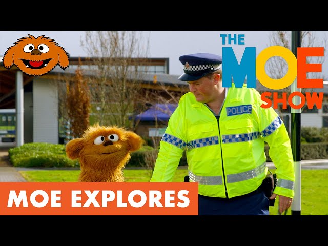 Moe Explores - Road Safety | Staying safe on the footpath/sidewalk | Crossing the road #RoadSafety