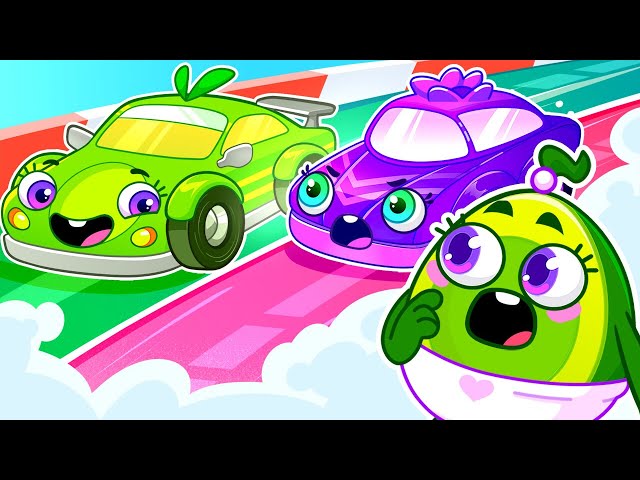 Which Car is the Best for Avocado Baby?🚗🚚🚙 || Fun Cartoons for kids by Pit & Penny Babies🍼👶