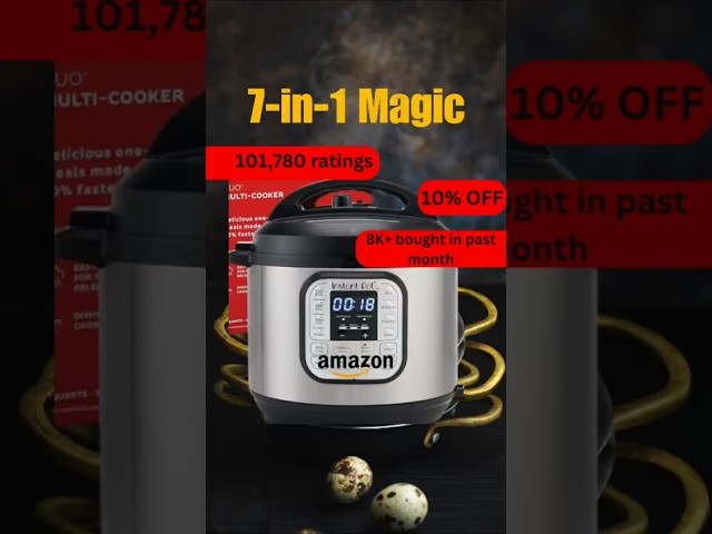 7 Devices in 1? The Instant Pot Duo Will Change Your Cooking Forever! #trendingnow #kitchen #home