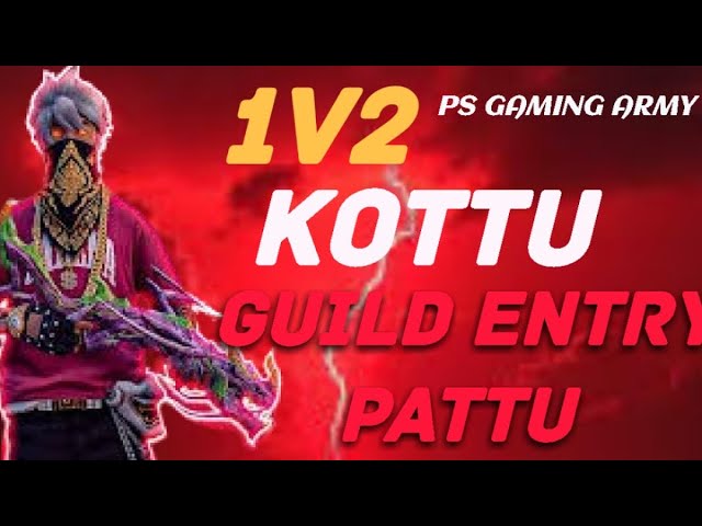 TODAY 1V2 MA LEGENDS NI DINO / KONG KOTTU  AND SHORT VIDEO GUILD ENTRY PATTU #DFG# Freefire