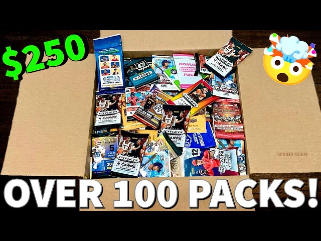 I BOUGHT 100+ SPORTS CARDS PACKS FROM GOODWILL!