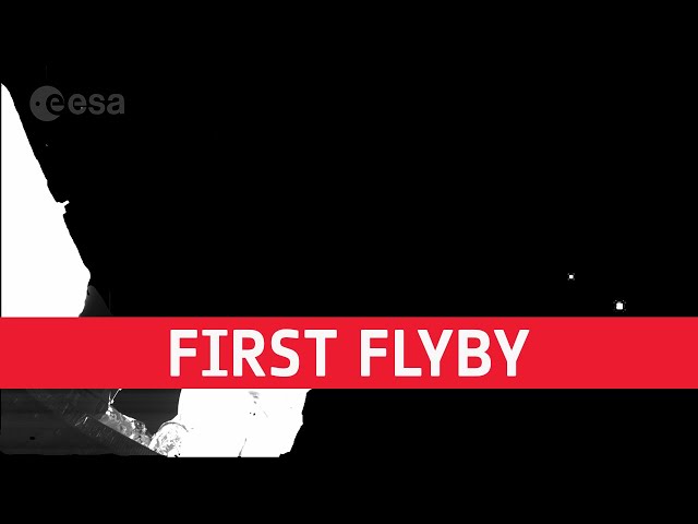 BepiColombo's first flyby