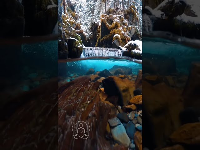 Crystal Clear Blue River Underwater Nature Guided Meditation Ohm Mantra Ten To Zen