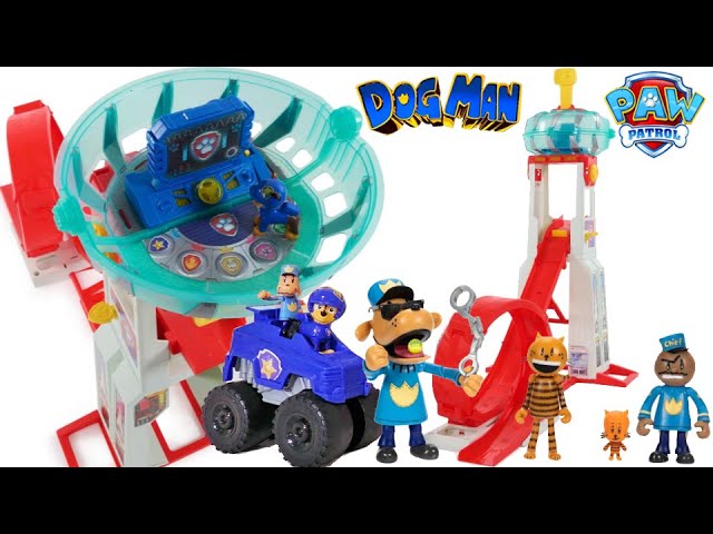 🌟 DOG MAN JOINS THE PAW PATROL ! | SUPER LOOP TOWER HQ + DOG MAN TOY UNBOXING !  | Konas2002 🎁