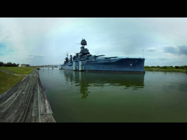 360 VR Timelapse Battleship Texas