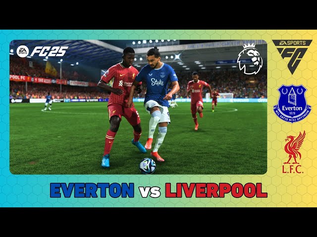 EVERTON vs LIVERPOOL - Premier League 2024/25 - EA SPORTS FC 25