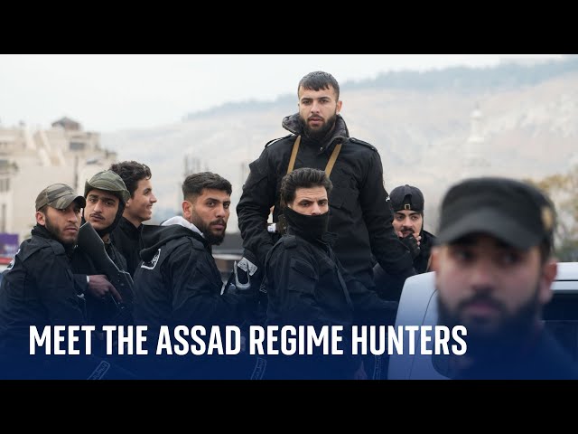 Sky News meets soldiers hunting down top Assad regime leaders who terrorised Syria