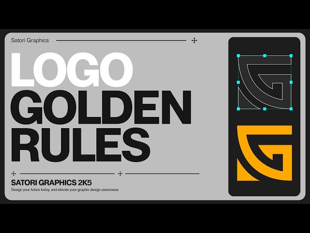 LEARN 13 Golden Rules Of Logo Design! (MUST KNOW)