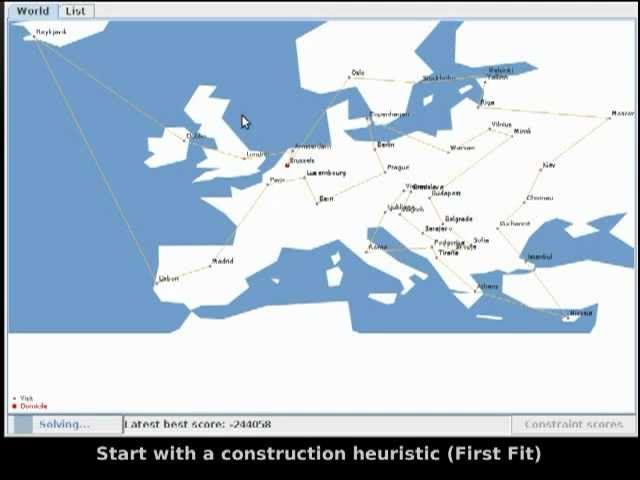 Traveling Salesman Problem with OptaPlanner