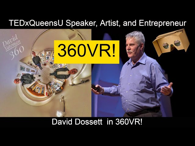 TEDxQueensU Speaker, Artist, and Entrepreneur - David Dossett!