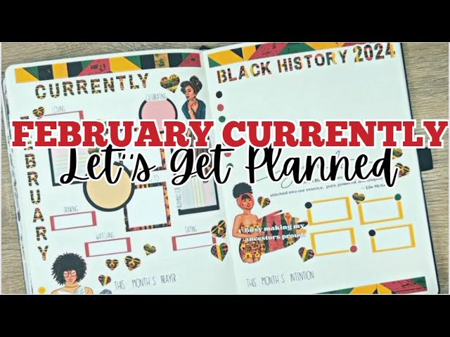 February Currently and Goals Pages || ft. Let’s Get Planned