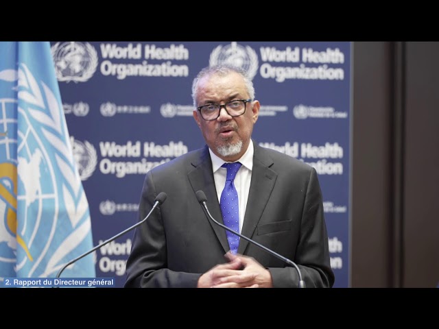 LIVE: Opening of 156th WHO Executive Board meeting with Dr Tedros