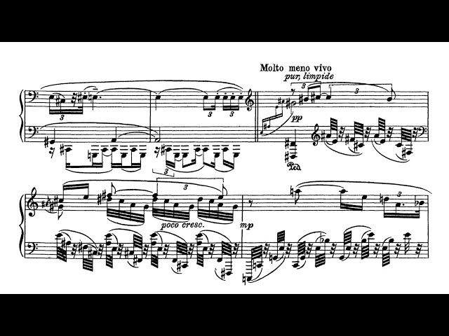 Scriabin - Piano Sonata No. 9 "Black Mass", Op. 68 (Audio+Sheet) [Hamelin]