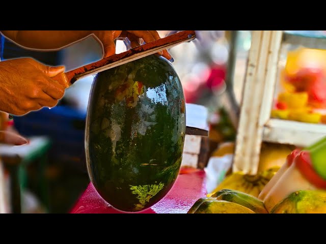 FRUIT NINJA of FRUITS | Amazing Fruits Cutting Skills | Indian Street Food In 2024