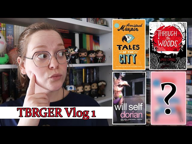 [CC] TBR-GER (🍔 Chooses My TBR) 1: Queer Book Reading Vlog