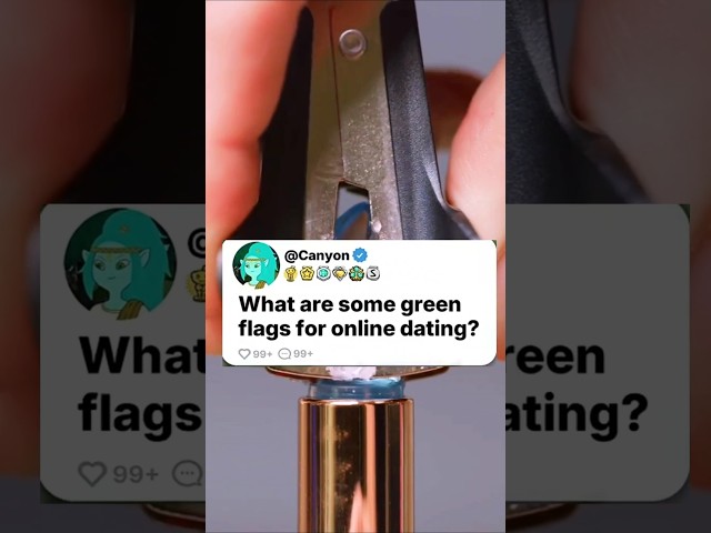 What are some green flags for online dating? #plutoprojector