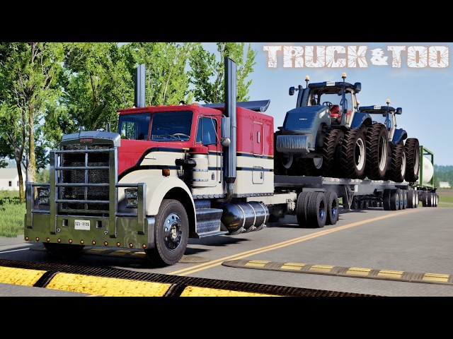 Trucks vs Speed Bumps SPECIAL | BeamNG Drive - Long Video |🤜 Truck &Too