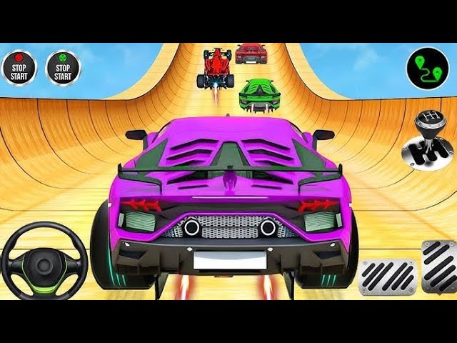 Ramp Car Racing 3D Gameplay _ endroid || Ramp Car Stunts Racing Video