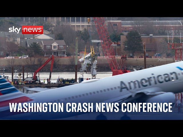 Washington plane crash news conference