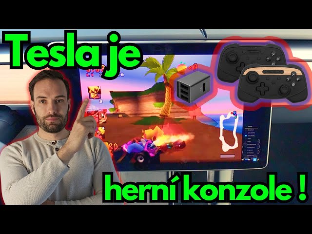 Hraní her v Tesle na Fullscreen s ovladači ZDARMA? | Jak na to? 1000+ her!