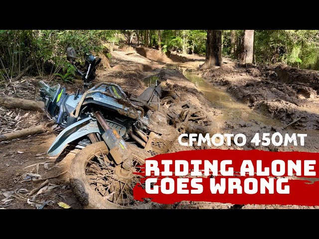 Riding alone goes wrong | CFMOTO 450MT IBEX