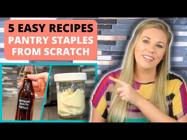 5 Store Bought Foods You Can Make From Scratch To Save Money On Groceries