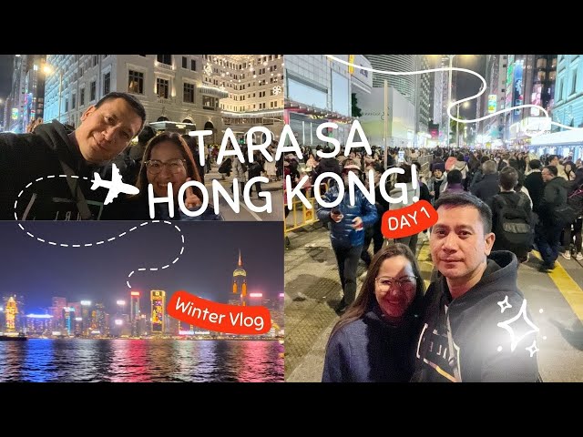 Hong Kong Vlog 🇭🇰 Day 1: Airport, A21 Bus Ride, Room Tour, Food Trip & Exploring Tsim Sha Tsui!