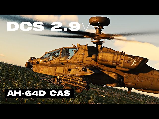 DCS 2.9 AH-64D Sinai map CAS | 4090 VR