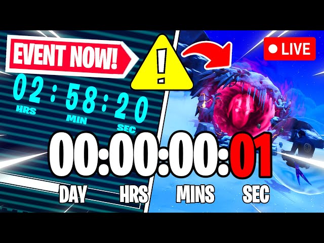 FORTNITE EVENT COUNTDOWN LIVE🔴 24/7 & In-game Event Right Now!