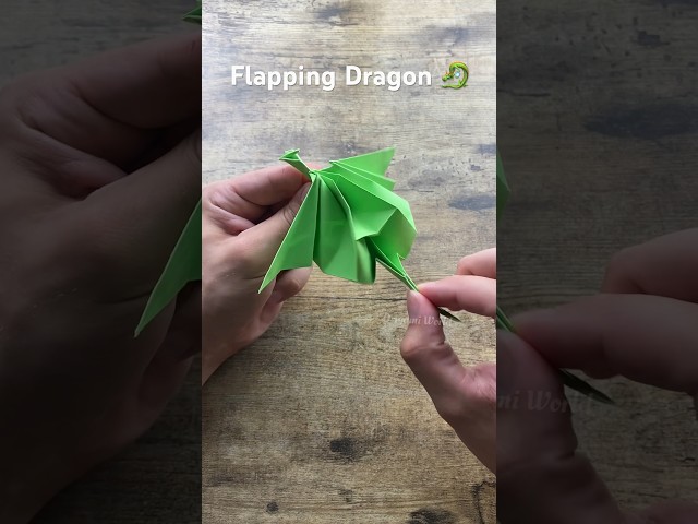 FLAPPING DRAGON ORIGAMI TUTORIAL | DIY ORIGAMI FLYING DRAGON | HOUSE OF THE DRAGON THEME PAPER CRAFT