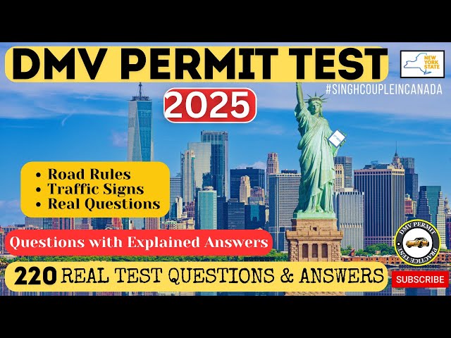 New York DMV Written Test 2024 | DMV Practice Test NY 2024 | NY Practice Permit Test  | NEW YORK