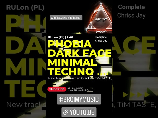 [246] Phobia & DARK Face #minimaltechono #music #shortsvideo