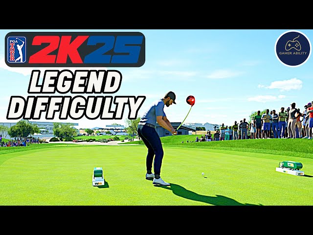 PGA TOUR 2K25 First Look Demo GAMEPLAY: LEGEND DIFFICULTY ROUND!