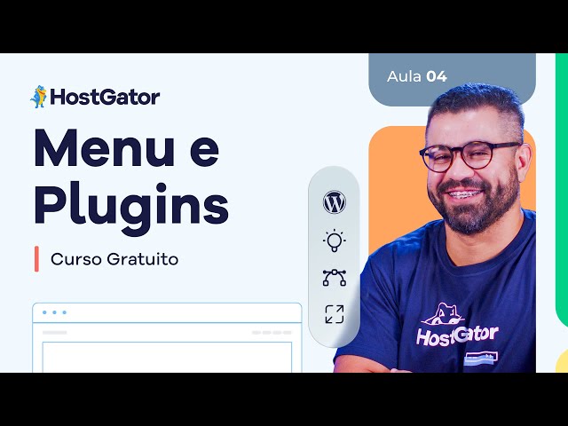 Menu e Plugins WordPress [Aula 4] - Curso WordPress Grátis 2025