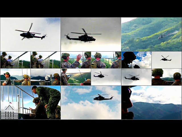 Korean & U.S. Marines Control Military Aircraft Together at Pilsung Range