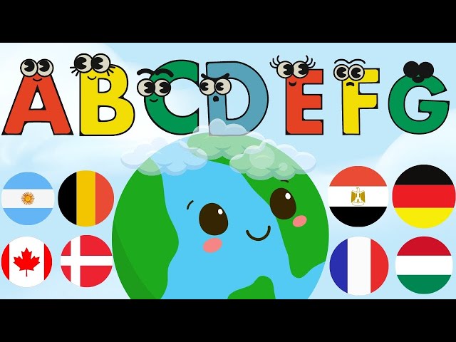 🌍 ABC Countries Song | Learn the Alphabets with Country Names and Flags! 🎶