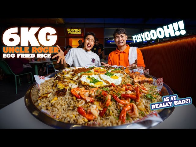 6KG (13lbs) Uncle Roger Egg Fried Rice Challenge ft. @mrnigelng! | RM700 Most Expensive Fried Rice!