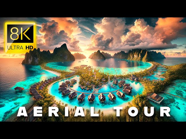 8K Aerial Tour of the World's Most Iconic Landmarks 8K ULTRA HD #8K