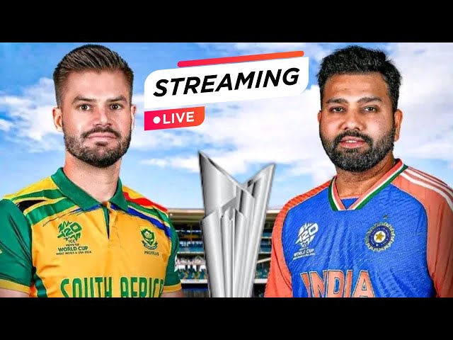 LIVE:INDIA vs SOUTH AFRICA:T20 WORLD CUP FINAL - WHO WILL BE CROWNED CHAMPION ?   (LIVE)