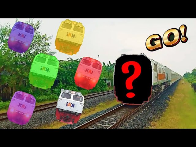 tebak gambar lucu teka-teki puzzle kereta api lokomotif cc206 babarandek warna-warni,yuk pilih ya