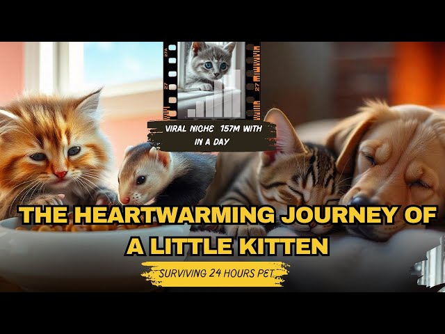 The Heartwarming Journey of a Little Kitten.#ai #catlover #funny  #youtube