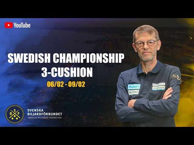 2025 SWEDISH 3-CUSHION CHAMPIONSHIP - FINAL - Torbjörn BLOMDAHL vs Michael NILSSON