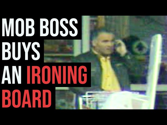 Watch a notorious Mafia boss buy an ironing board | 'Ndrangheta capo Antonio Commisso